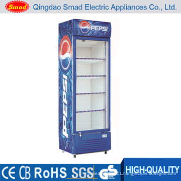 Fan Cooling Commercial Upright Refrigerator Showcase